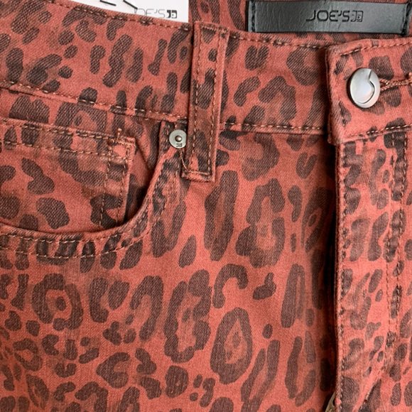 NWT $300 Joe's Leopord High-Rise Skinny Ankle Jean - Picture 5 of 8